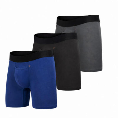 Advanced Men's Pouch Underwear | 3Pack - Black | Dark Gray | Navy