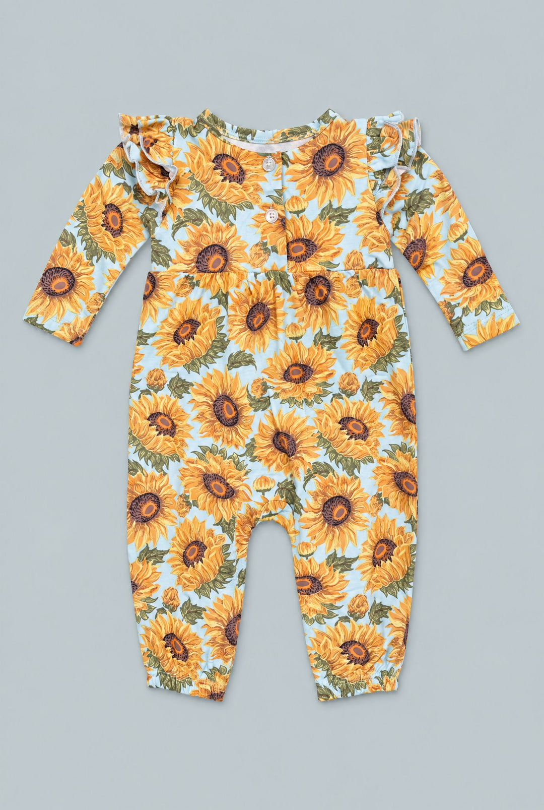 Flutter Sleeve Romper - Sammy's Sunflower