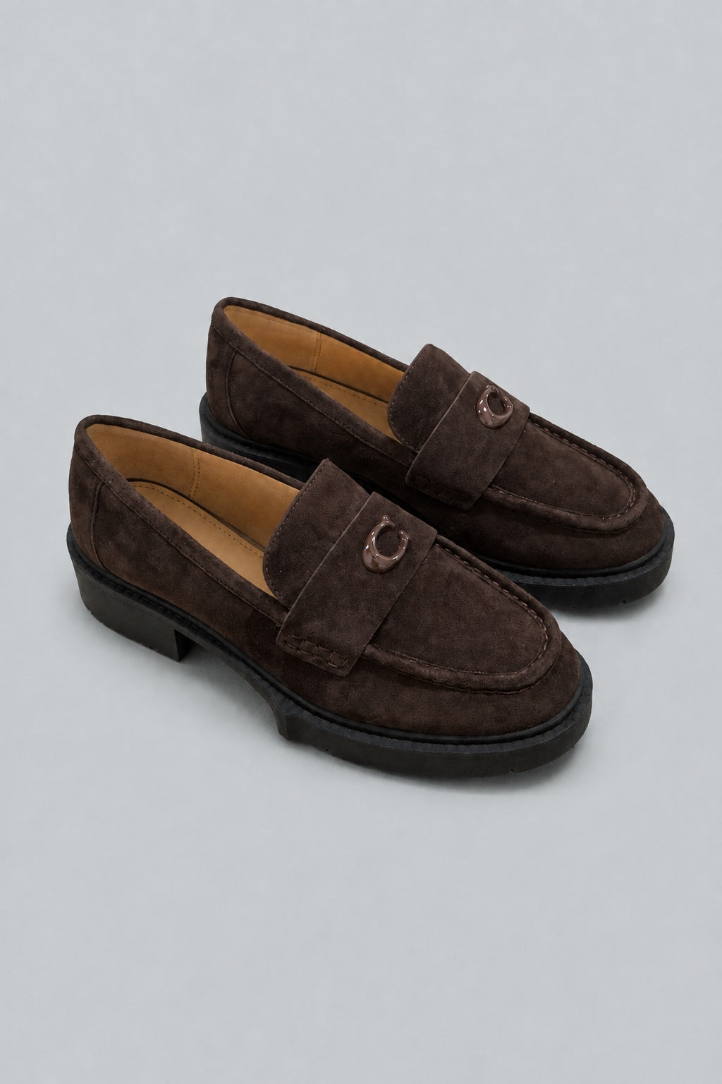 Leah Suede Loafers - Maple