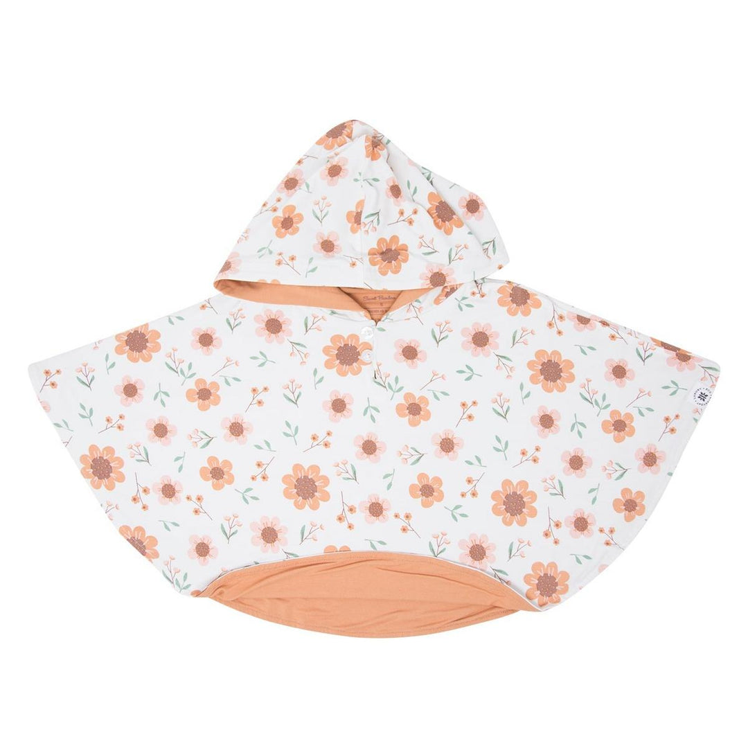 Hooded Poncho - Sunflower