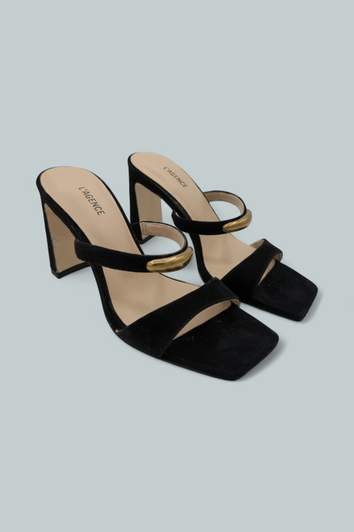 Women's Catriona Heel - Black Suede