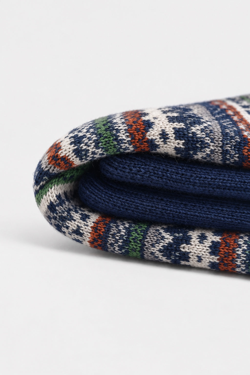 Fair Isle Sock - Blue