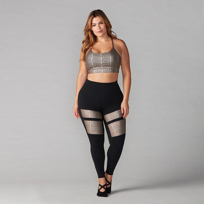 Tavi Bra - Ebony Metallic Snake