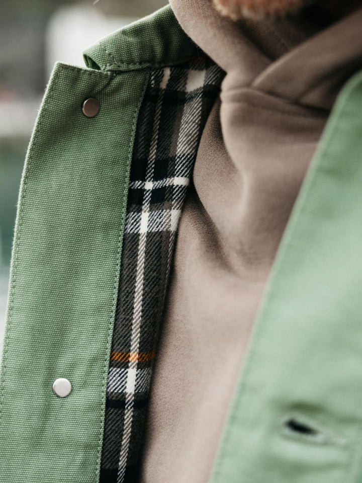 Men's Basset Flannel Lined Jacket - Wild Sage