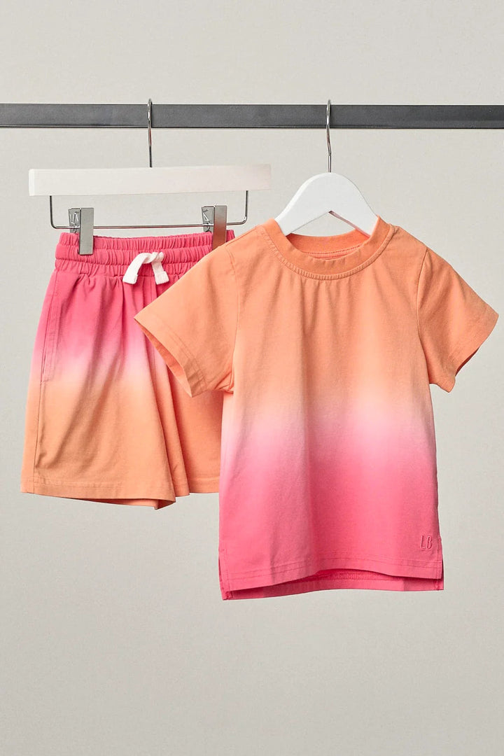 Neon Ombre Short - Orange/Pink