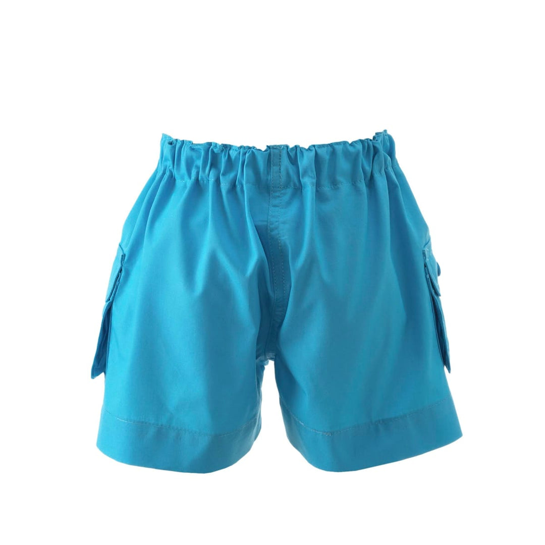 Blue Pocket Shorts