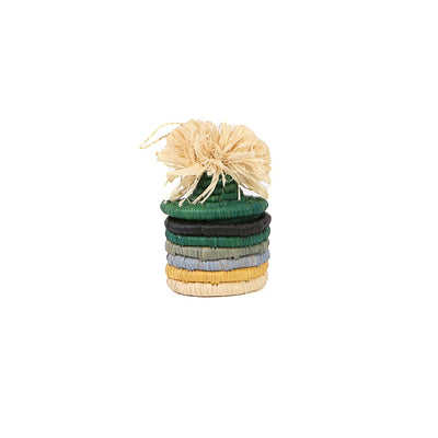 Forest Pom Pom Basket Ornament