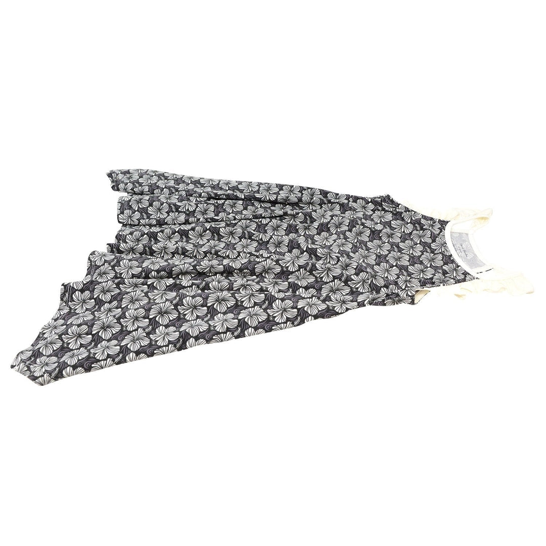 Emma's Racerback Dress - Black Hibscus