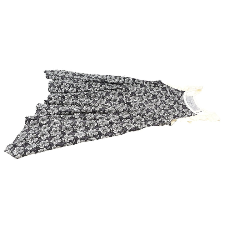 Emma's Racerback Dress - Black Hibscus