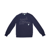 Adult Grand Good Human Sweatshirt - Blue