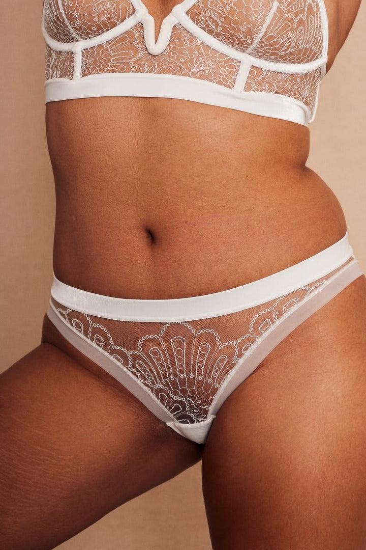 Love Trumps Ignorance Brazilian Briefs - Ivory