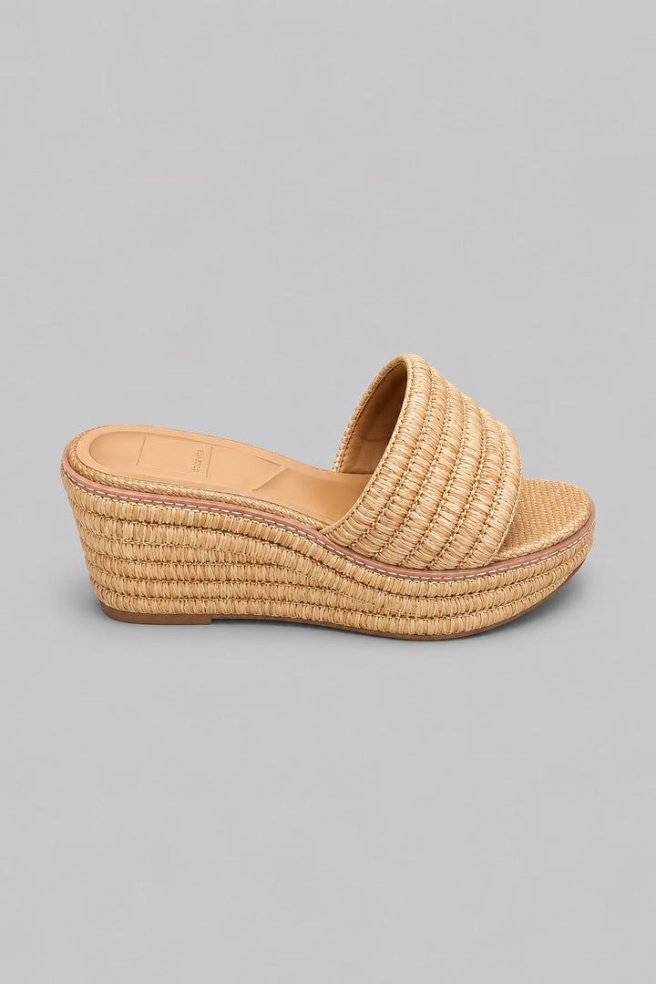 Women's Throne Platform Sandals - Light Natural
