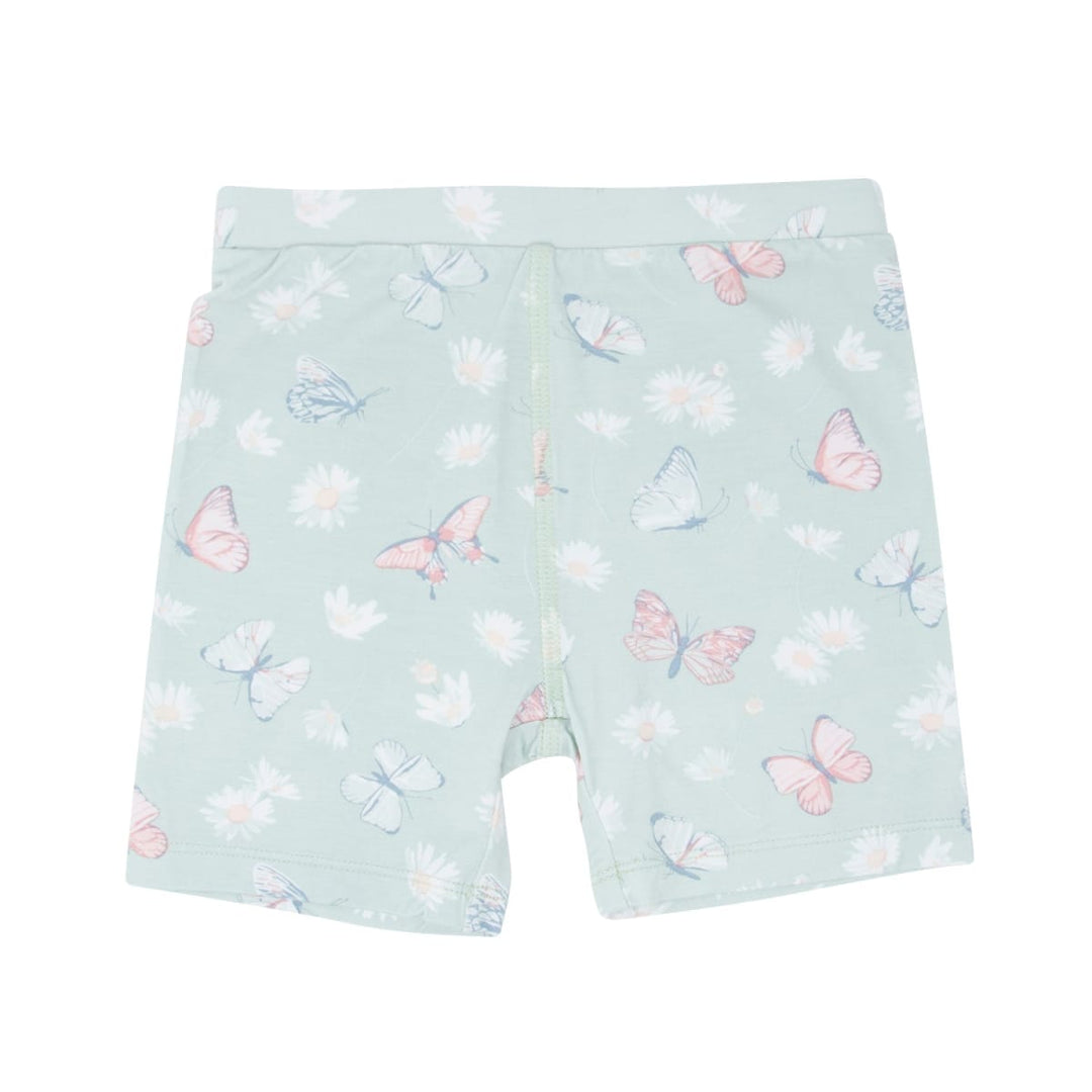 Butterfly Daisy Bamboo Summer Pajama Set - Butterfly Daisy Mint