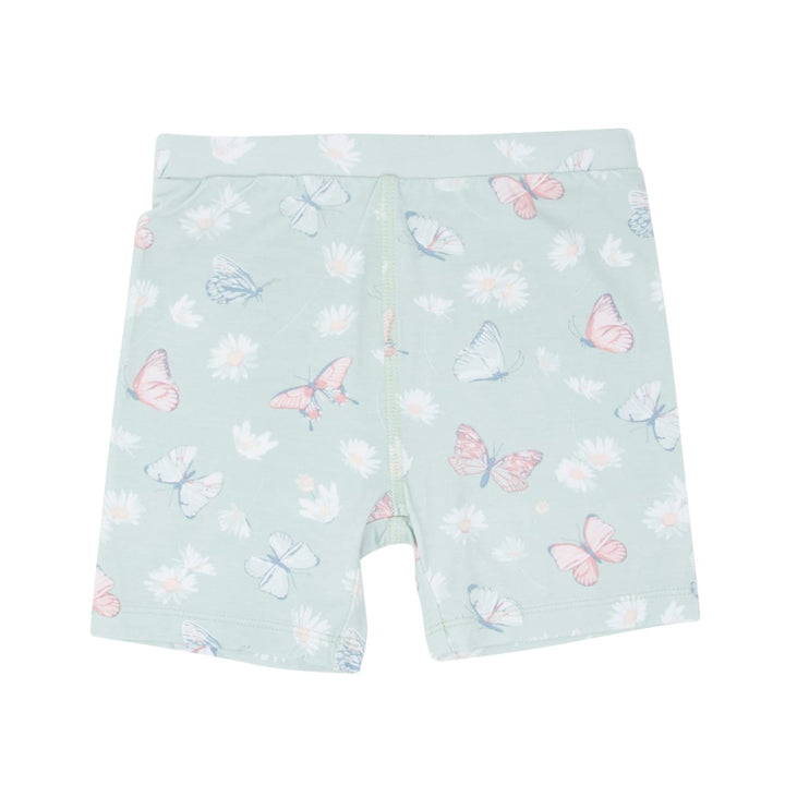 Butterfly Daisy Bamboo Summer Pajama Set - Butterfly Daisy Mint