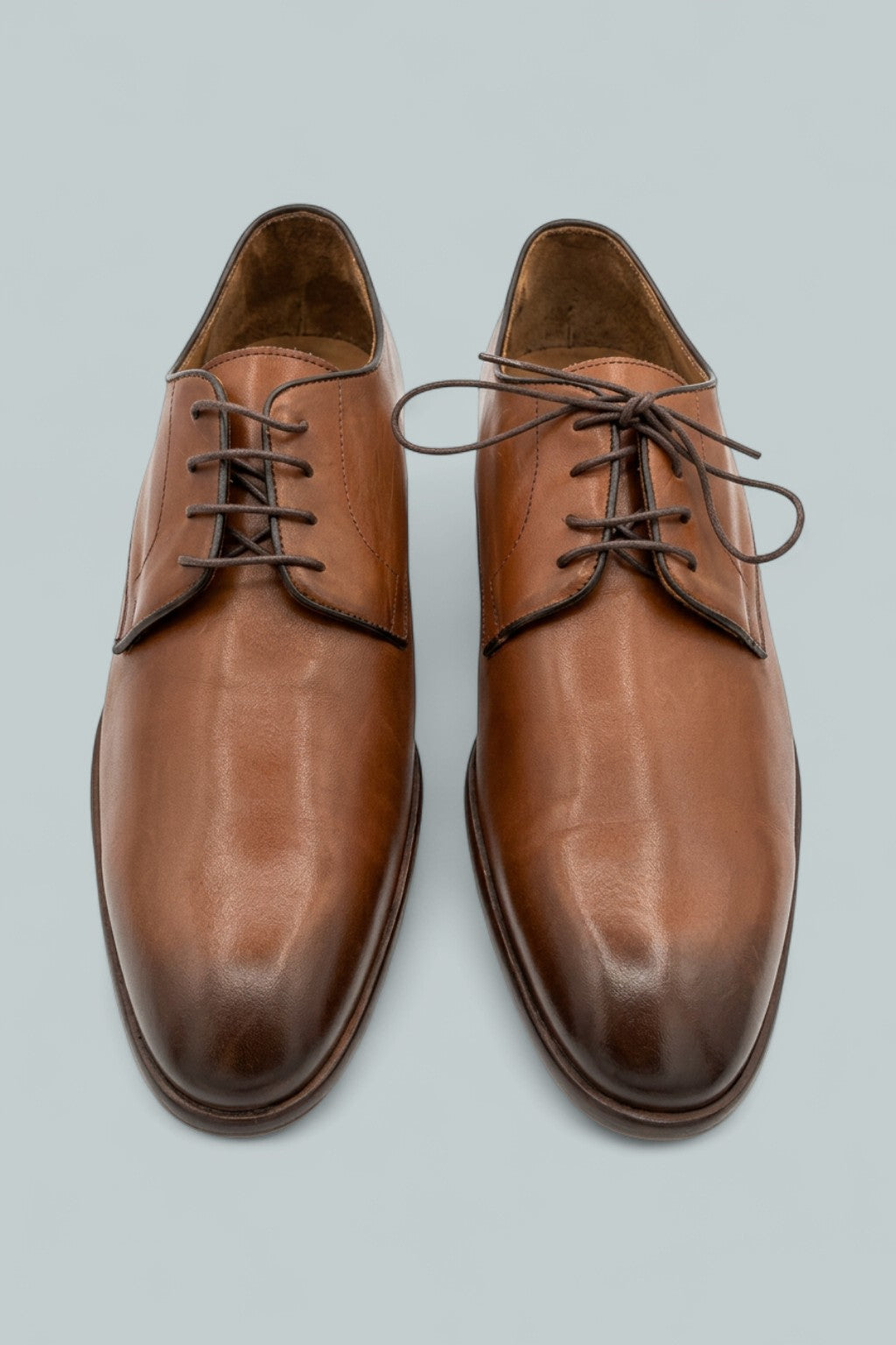Men's Salerno Lace Up Derby Dress Shoes - Cognac