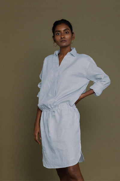 Meet Me By The Cliff Dress - Summer Blue