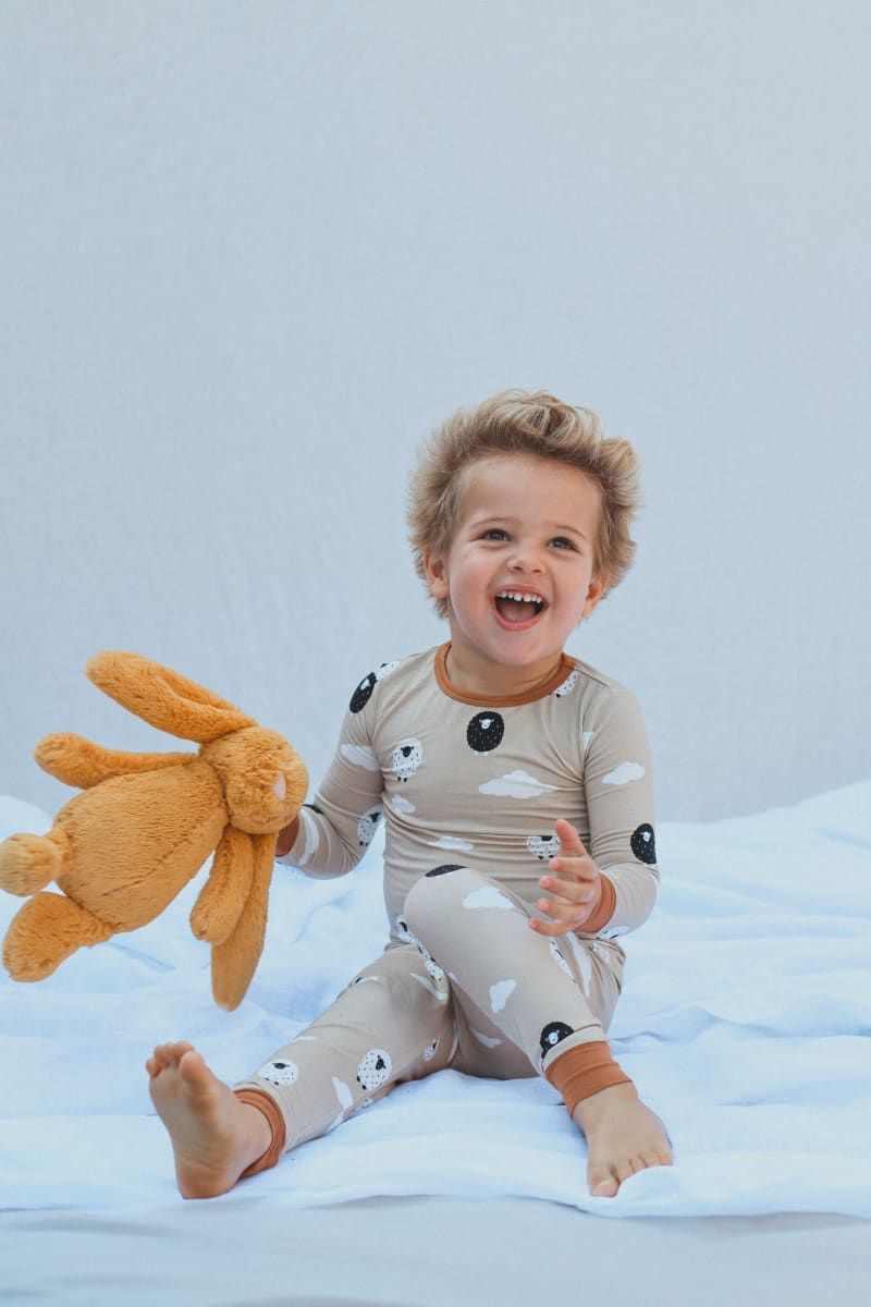Two Piece Bamboo PJ - Sheep Dreams