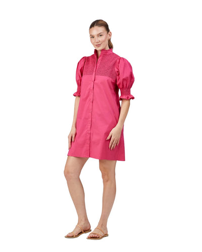 Aubrey Dress - Bright Pink