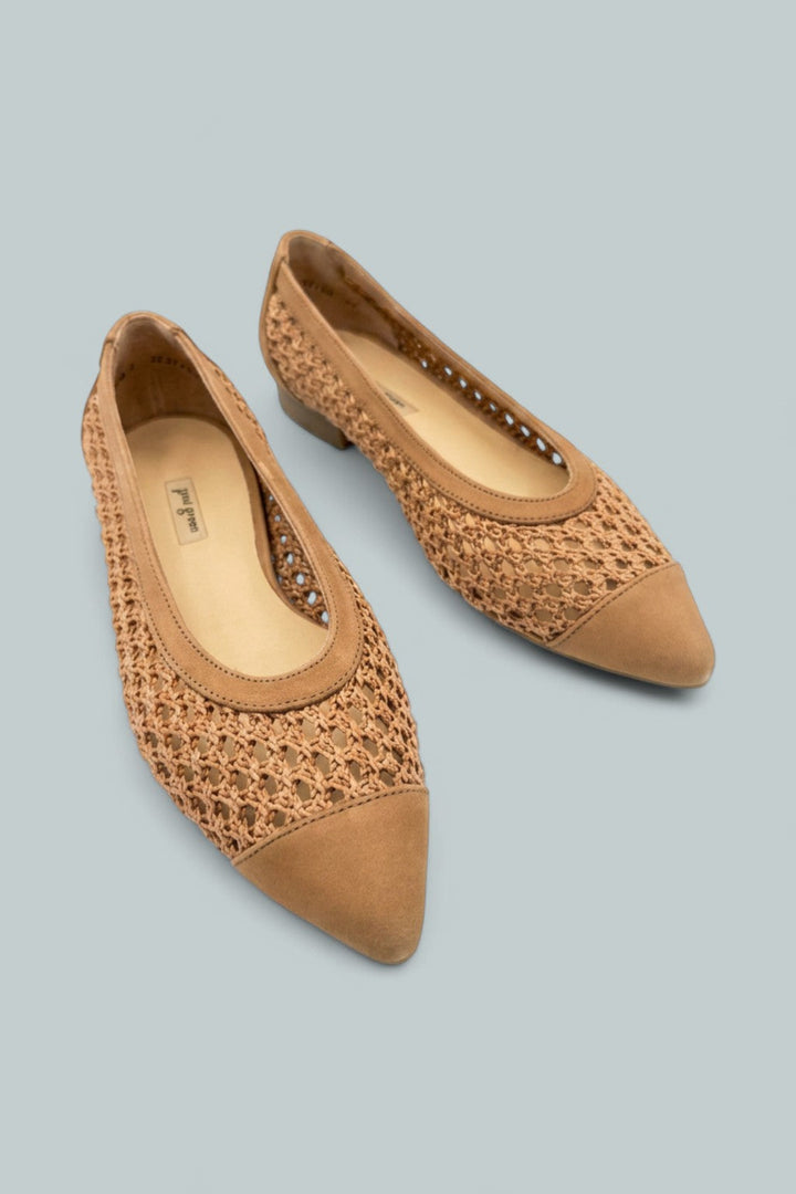 Women's Daisy Woven Flats - Sisal Diva Combo