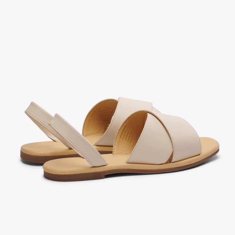 All-Day Cross Strap Sandal - Bone