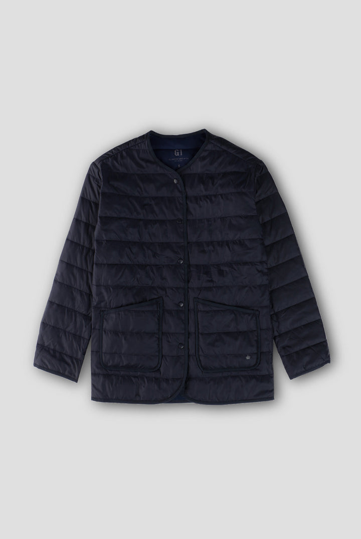 Nylon Padded Jacket - Navy