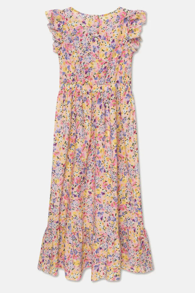 Seersucker floral woman dress - Unique