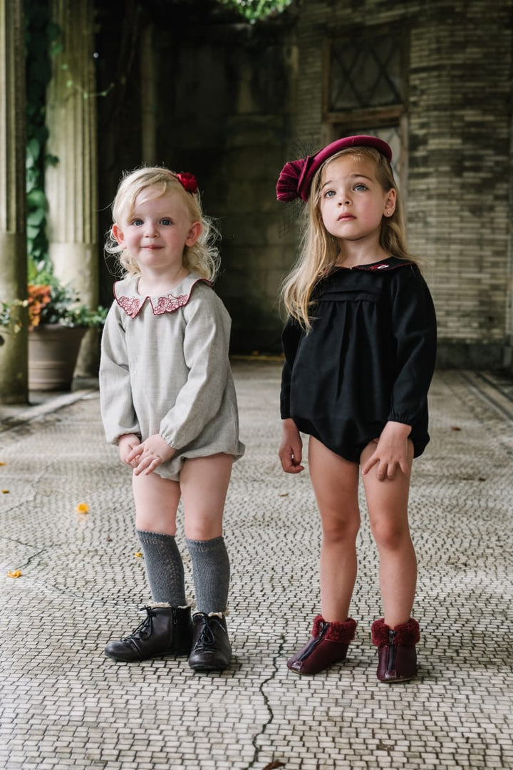 Marcella Romper - Black