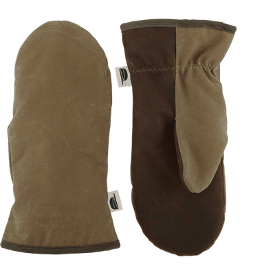 Waxed Cotton Tough Mitts - Sand