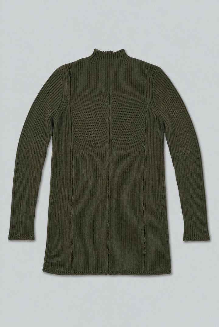 Mock Neck Sweater - Olive