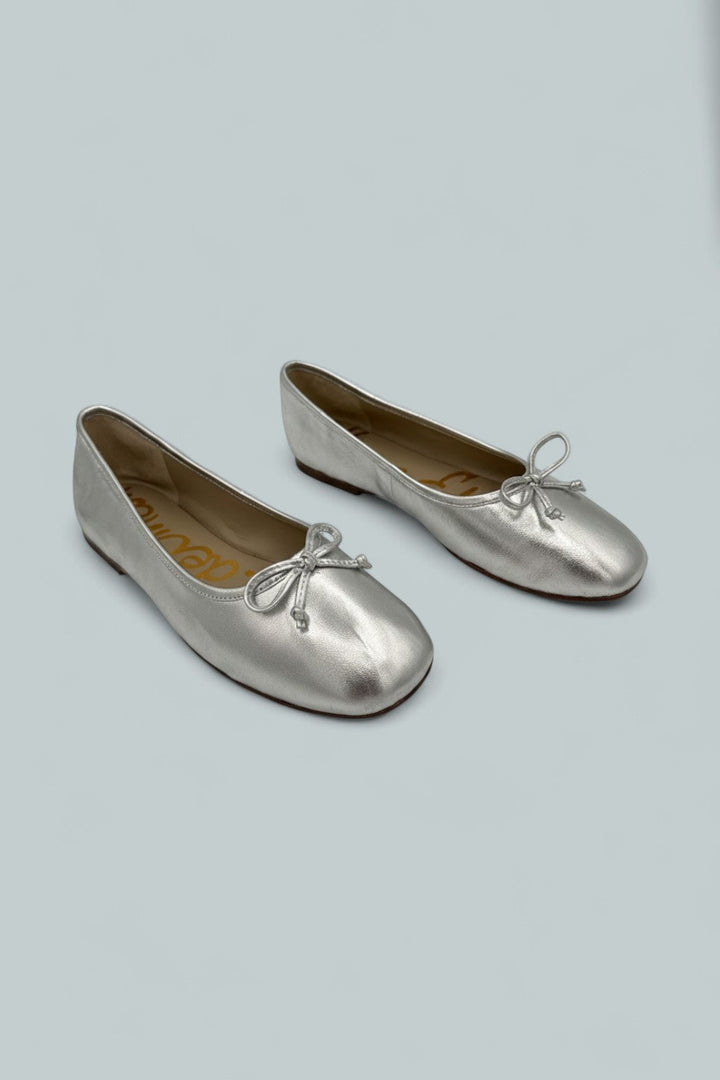Alie Ballet Flat - Silver Leather