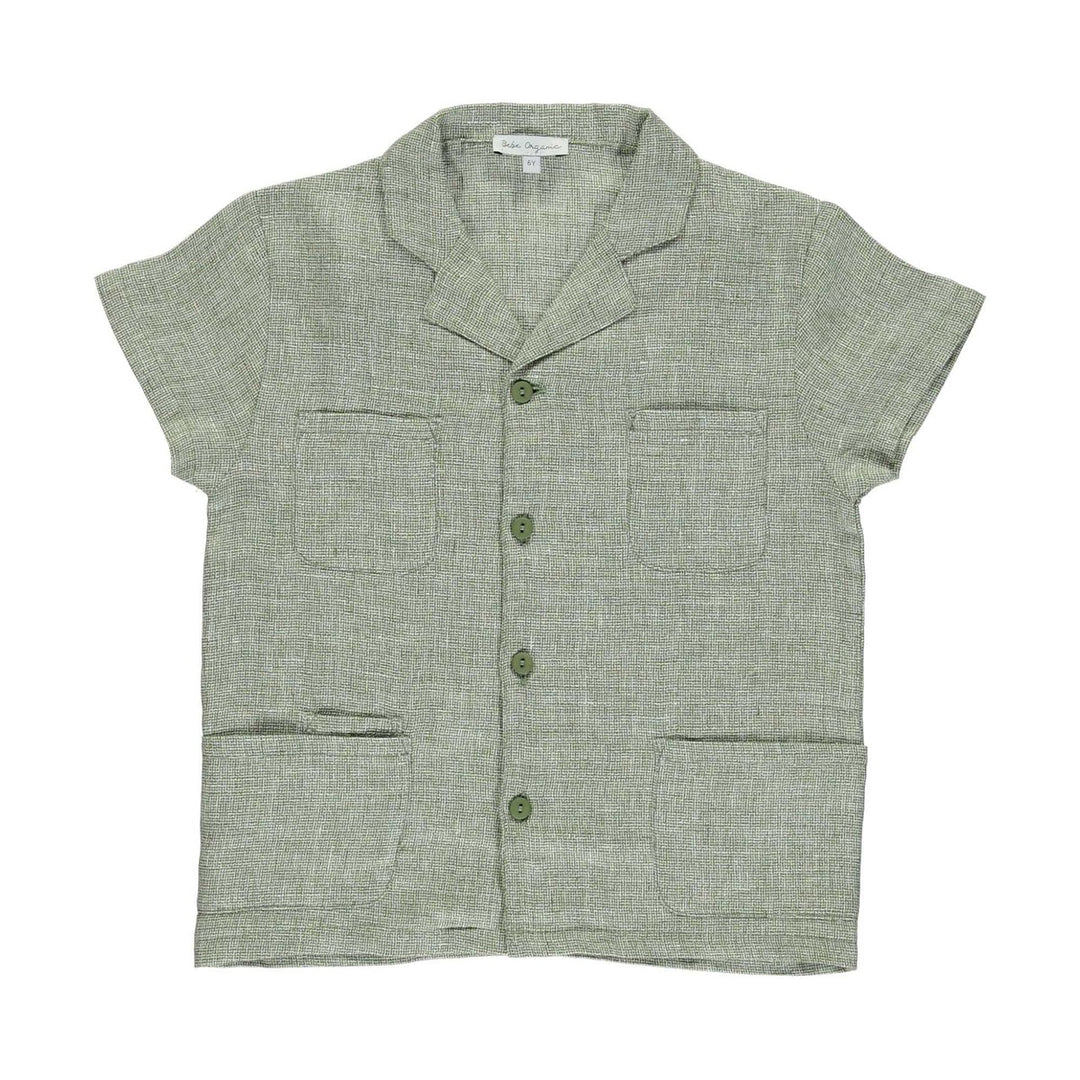 Jack 5 Pocket Shirt - Khaki Button Down Shirts Bebe Organic