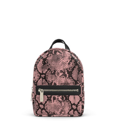 Moto Mini Backpack - Snake Pink/Black