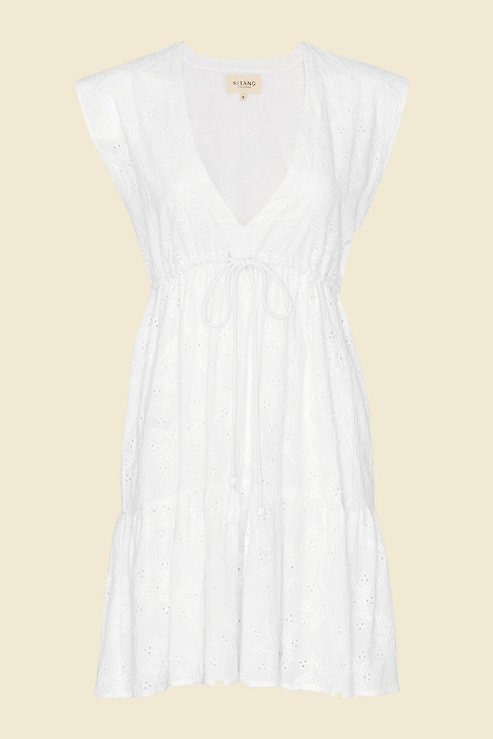 Ravello Dress - Starry White