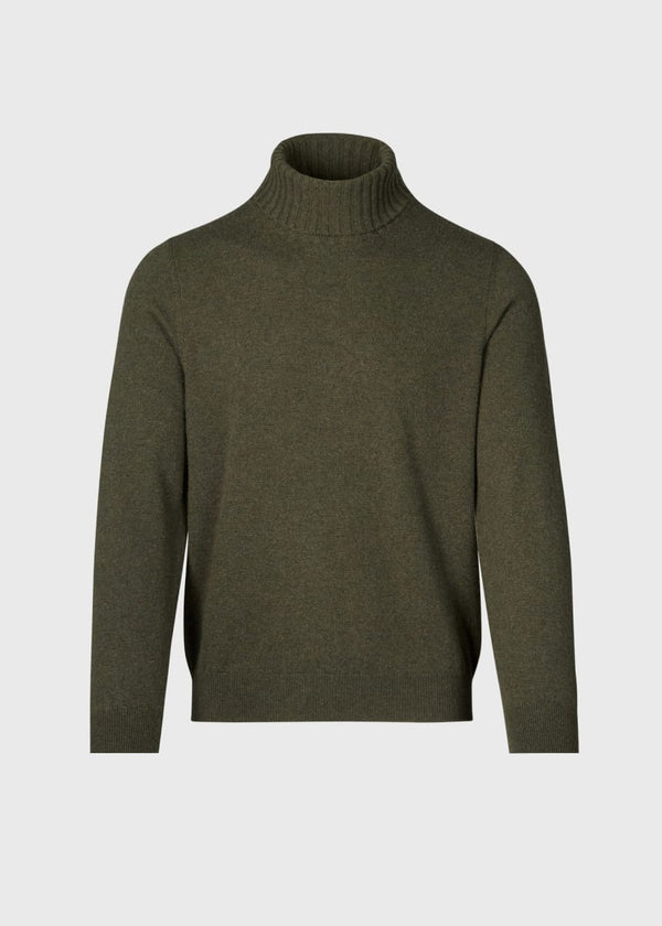 Phineas Cole Cashmere Turtleneck Sweater - Loden