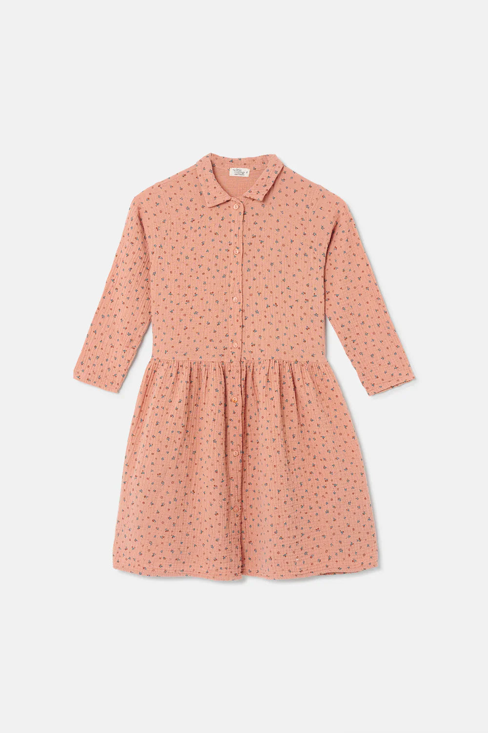 Floral Gauze Dress - Pink