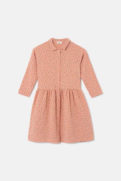 Floral Gauze Dress - Pink