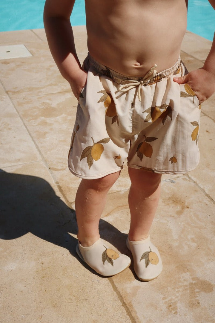 Sweet and Sour Lemon Boys Swim Shorts