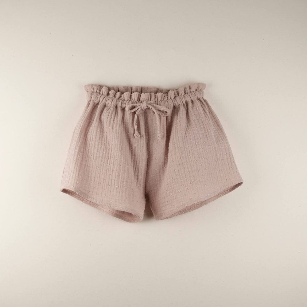 Pink Loose Organic Shorts Shorts Popelin 