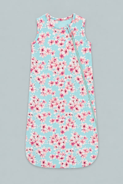 Pretty Pink Floral Sleep Sack - Cherry Blossoms