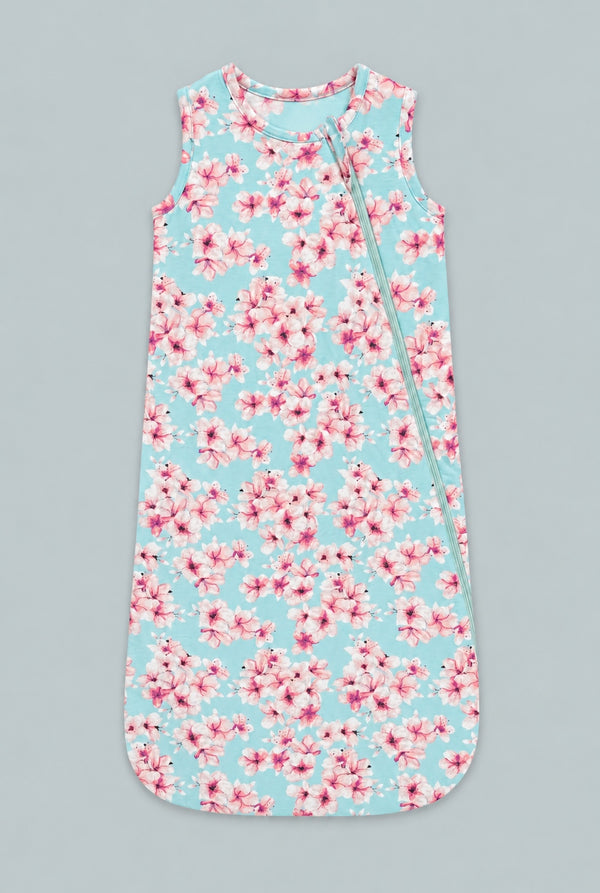 Pretty Pink Floral Sleep Sack - Cherry Blossoms