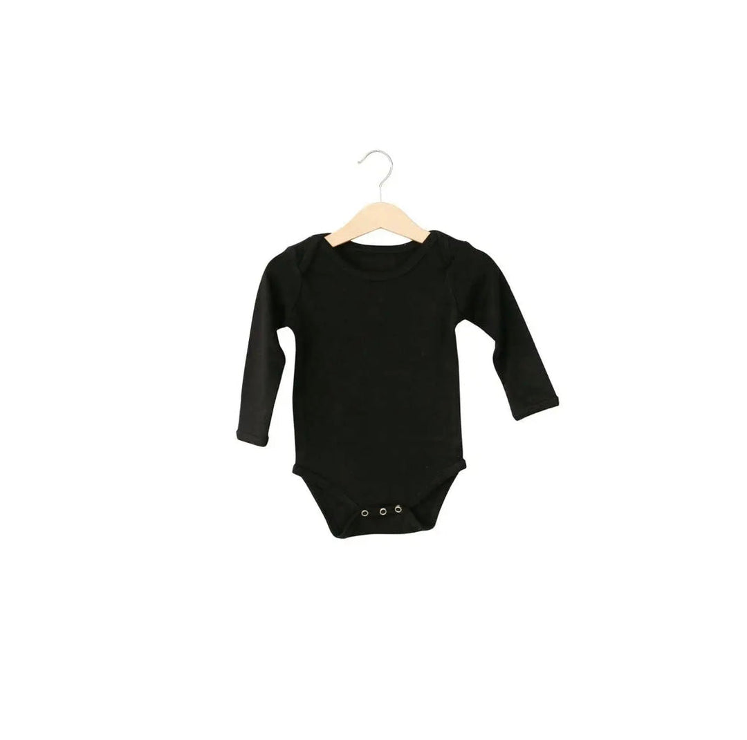 Long Sleeve Bodysuit - Black