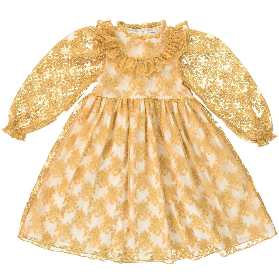 bebe organic yellow dress Beloved Florals Victoria 3 toxic formulation Viverano | Lemon Baby Ruffle