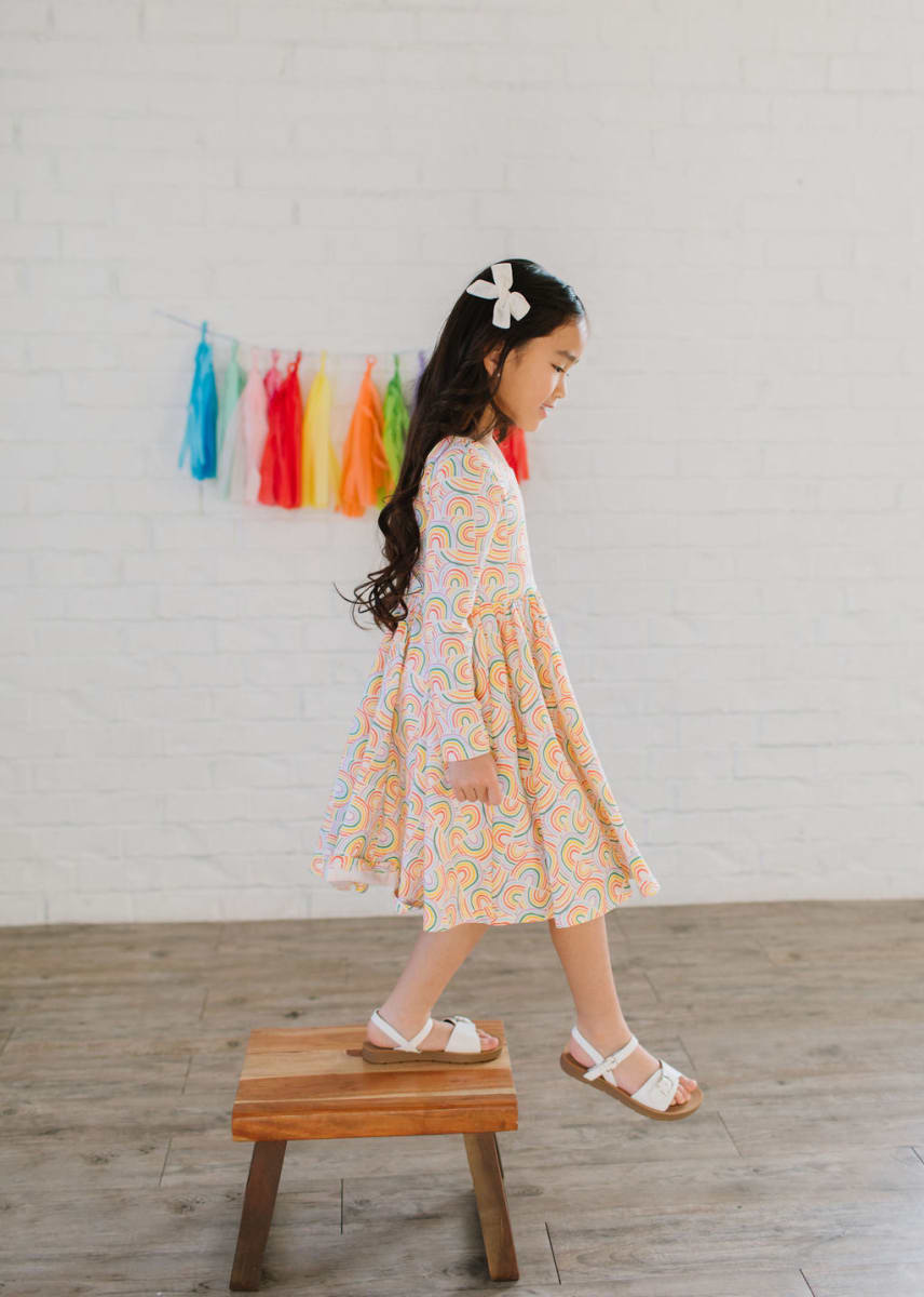 Gwendolyn Dress - Primary Rainbow