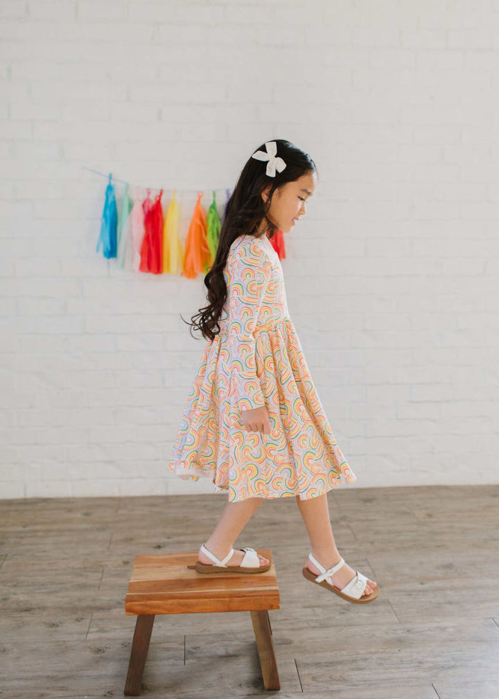 Gwendolyn Dress - Primary Rainbow