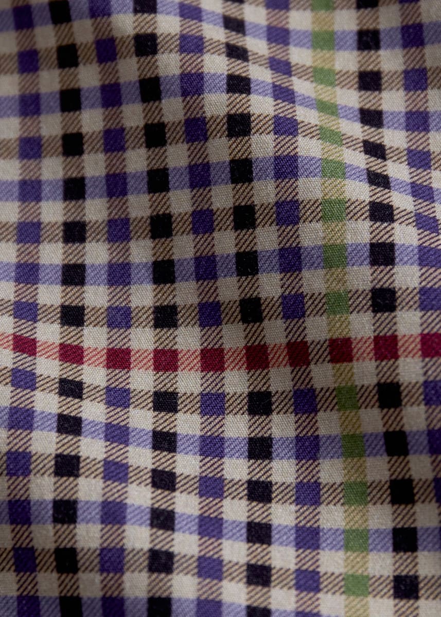Multicolor Check Sport Shirt - Grey/Multi
