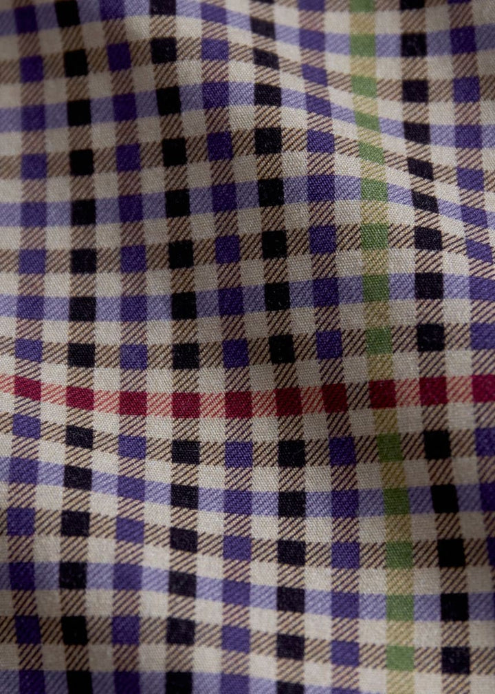 Multicolor Check Sport Shirt - Grey/Multi