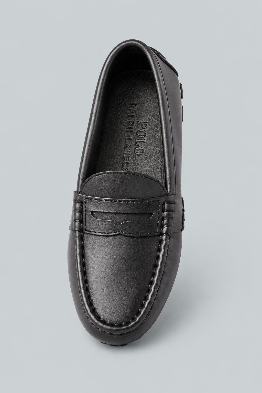 Boys Polo Ralph Lauren Telly Penny Loafer - Black