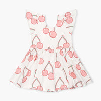 Short Sleeve Let's Dance Dress - Very Cherry