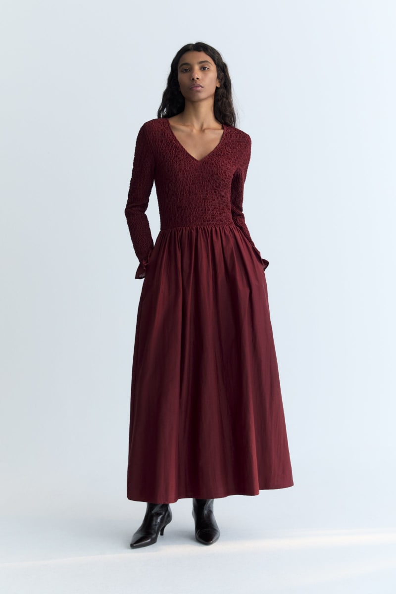 Luly Woman Dress Plum Fantasy