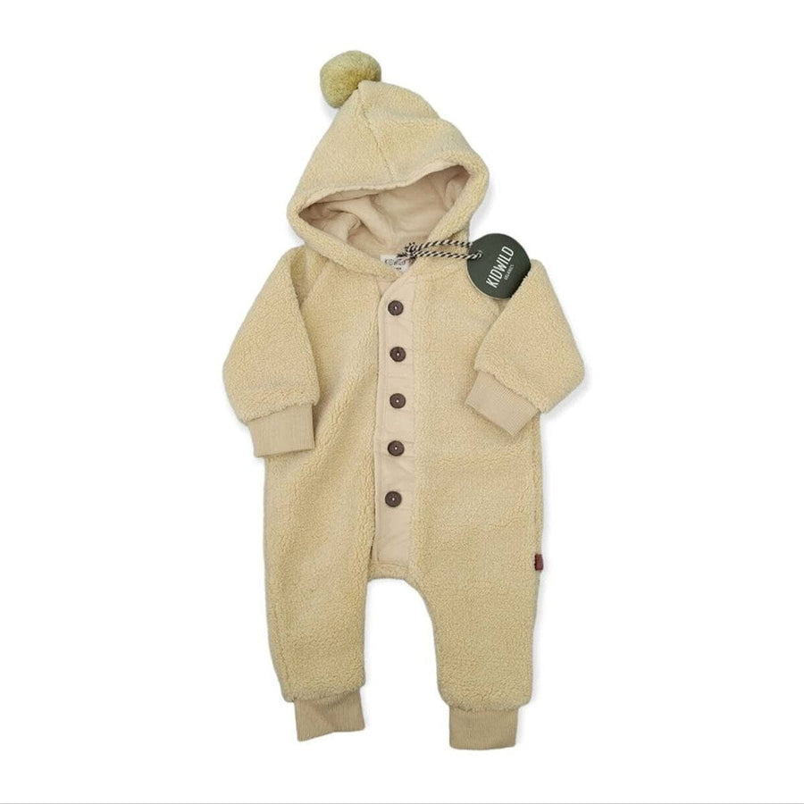 Sherpa Babysuit - Almond Outerwear Kid Wild 